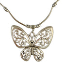 Bohemia Ethnic Jewelry Women Fashion Tibetan Retro Butterfly Flower Necklace