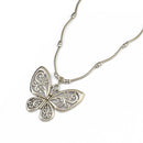 Bohemia Ethnic Jewelry Women Fashion Tibetan Retro Butterfly Flower Necklace