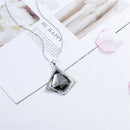 Korea Popular Fashion Geometric Diamond Crystal Long Necklace Sweater Chain