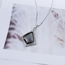 Korea Popular Fashion Geometric Diamond Crystal Long Necklace Sweater Chain