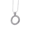 1 Piece Circle Sweater Chain Gifts Necklace Sweater Fashion Jewelry Silver