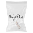 Cute Cat Pearl Opal Diamond Pendant Charm Dress Sweater Necklace for Women Girl