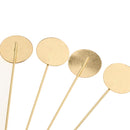 10 Pieces Lapel Stick Pin Tie Hat Scarf Brooch DIY Tray Pad 7.5cm Copper