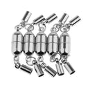 5pcs DIY Jewelry Copper Magnetic Clasp Lady Accessory Findings Home Gifts Silver