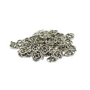 50 Pieces Celtic Knot Oval Shape Tibetan Silver Charms Pendant Jewelry Findings