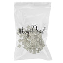100 Pieces Celtic Knot Square Shape Tibetan Silver Loose Beads Jewelry Findings