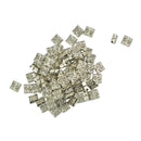 100 Pieces Celtic Knot Square Shape Tibetan Silver Loose Beads Jewelry Findings