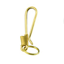 Metal Snap Lanyard Clip Hook Carabiner Camping Loaded Clasp Keyring Buckle