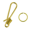 Metal Snap Lanyard Clip Hook Carabiner Camping Loaded Clasp Keyring Buckle