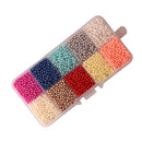5500 Pieces Colored Faux Pearls No Hole ABS Beads DIY Jewelry Making