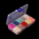 5500 Pieces Colored Faux Pearls No Hole ABS Beads DIY Jewelry Making