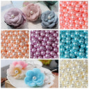 5500 Pieces Colored Faux Pearls No Hole ABS Beads DIY Jewelry Making