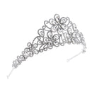 Exquisite Diamond Crystal Tiara Crown Princess Headdress for Wedding Pageant