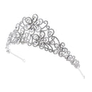 Exquisite Diamond Crystal Tiara Crown Princess Headdress for Wedding Pageant