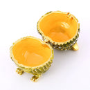 Fancy Enamel Color Owl Bird Valentines Day Gift Crystal Box Home Decoration