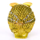 Fancy Enamel Color Owl Bird Valentines Day Gift Crystal Box Home Decoration