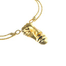Womens Statement Jewelry Face Pendant Choker Statement Collar Chain Necklace