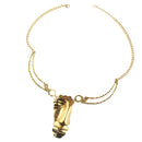 Womens Statement Jewelry Face Pendant Choker Statement Collar Chain Necklace
