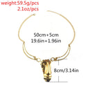 Womens Statement Jewelry Face Pendant Choker Statement Collar Chain Necklace