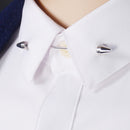 Men's Collar Pin Collar Bar Barbell Lapel Pin Clip Clasp Brooch Jewelry