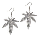 1 Pair Fashion Charm Women Lady All Occasions Metal Leaf Ear Studs