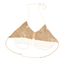 Triangle Body Bikini Tassel Chain Necklace Underwear Bra Design Summer Decor
