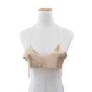 Triangle Body Bikini Tassel Chain Necklace Underwear Bra Design Summer Decor