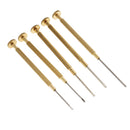 5pcs Watch Screwdrivers Set Jewelers Flat Blade Repair Tools For Watchmaker