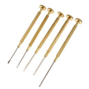 5pcs Watch Screwdrivers Set Jewelers Flat Blade Repair Tools For Watchmaker