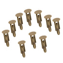 Charming 10 Pieces Jewelry Cuff Links Shirt DIY Cufflinks Mens Accessory