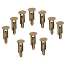 Charming 10 Pieces Jewelry Cuff Links Shirt DIY Cufflinks Mens Accessory