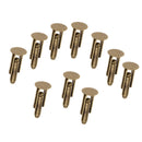 Charming 10 Pieces Jewelry Cuff Links Shirt DIY Cufflinks Mens Accessory