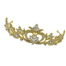 Bridal Wedding Headpiece Crystal Tiara Crown Hair Accessories Veil Headband