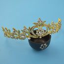 Bridal Wedding Headpiece Crystal Tiara Crown Hair Accessories Veil Headband