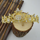 Bridal Wedding Headpiece Crystal Tiara Crown Hair Accessories Veil Headband