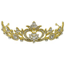 Bridal Wedding Headpiece Crystal Tiara Crown Hair Accessories Veil Headband