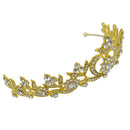 Bridal Wedding Headpiece Crystal Tiara Crown Hair Accessories Veil Headband