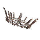 Retro Rhinestone Crown Women Bridal Tiara Wedding Headpiece Hair Accessories