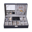 Luxury 8 Slot Watch Holder Earring Necklace Display Storage Removal Pillow 33.2x20x8.5cm
