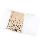 Sequins Coin Shaped Bead Backless Halter Tassel Top Body Chain Bikini Gold