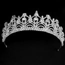 Fancy Silver Bridal Crystal Tiaras Cute Princess Crown Women Hair Accessory