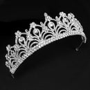 Fancy Silver Bridal Crystal Tiaras Cute Princess Crown Women Hair Accessory