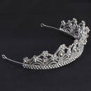 Fancy Silver Bridal Crystal Tiaras Cute Princess Crown Women Hair Accessory