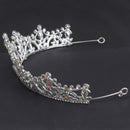 Elegant Silver Bridal Princess Crystal Tiara Wedding Crown Hair Accessory