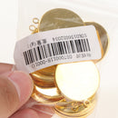 20 Pieces Gold Tone Pendant Trays Cameo Bezel Cabochon Settings DIY Findings