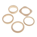 1 Set 11pcs Natural Unfinished Assorted Wood Cuff Bangle 8pcs Earring Dangle DIY Crafts Making Crafts