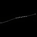 26cm Women Silver Crystal Anklets Charming Craft Metal Foot Chain Jewelry