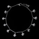Fashion Flatfish Metal Jingle Bell Anklet Ankle Bracelet Jewelry Foot Chain