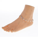 Fashion Flatfish Metal Jingle Bell Anklet Ankle Bracelet Jewelry Foot Chain