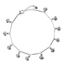 Fashion Flatfish Metal Jingle Bell Anklet Ankle Bracelet Jewelry Foot Chain